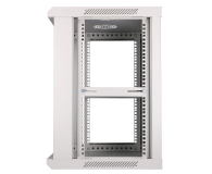 Extralink Szafka wisząca rack 12U 600x450 szara szklane drzwi EX.8598 - 489360 - zdjęcie 4